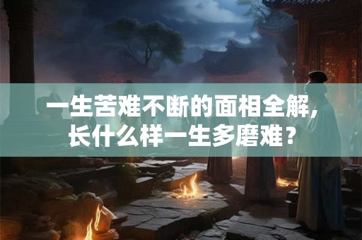 一生苦难不断的面相全解,长什么样一生多磨难? 一生苦难不断的面相全解,长什么样一生多磨难?