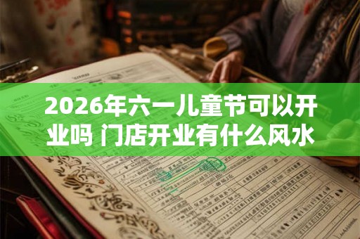 2026年六一儿童节可以开业吗 门店开业有什么风水讲究