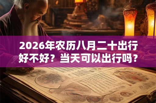 2026年农历八月二十出行好不好?当天可以出行吗? 2026年农历八月二十出行好不好?当天可以出行吗?