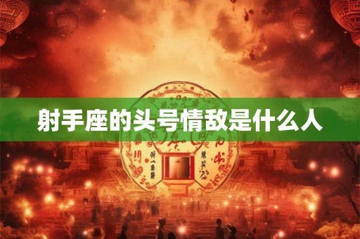 射手座的头号情敌是什么人