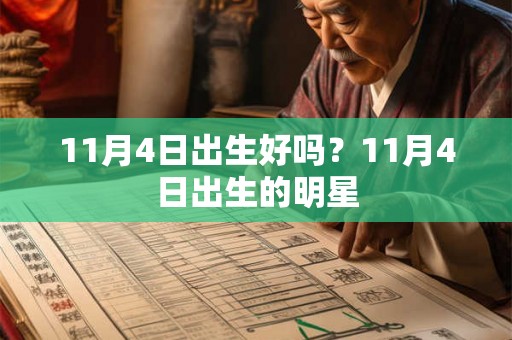 11月4日出生好吗？11月4日出生的明星