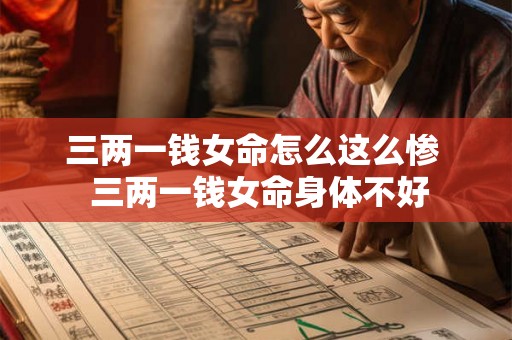 三两一钱女命怎么这么惨 三两一钱女命身体不好 三两一钱女命怎么这么惨 三两一钱女命身体不好