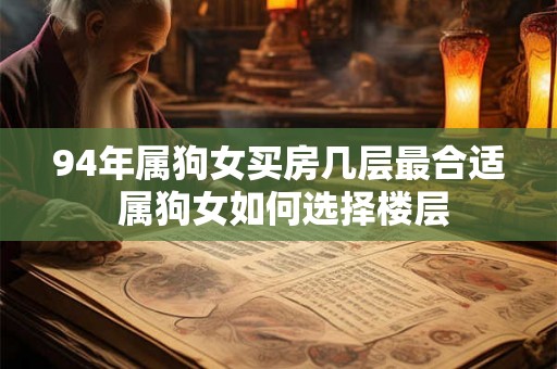 94年属狗女买房几层最合适 属狗女如何选择楼层