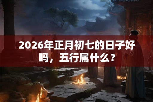 2026年正月初七的日子好吗,五行属什么? 2026年正月初七的日子好吗,五行属什么?
