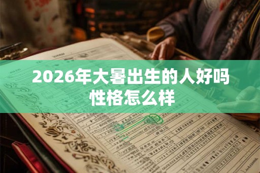 2026年大暑出生的人好吗 性格怎么样