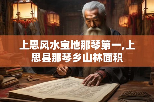 上思风水宝地那琴第一,上思县那琴乡山林面积