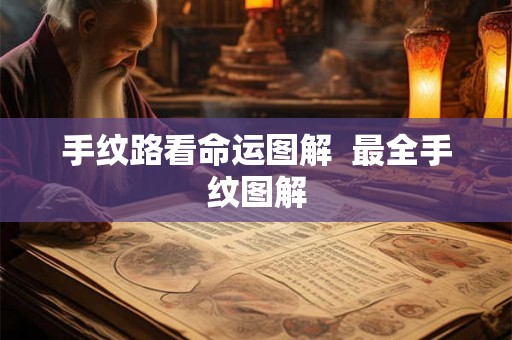手纹路看命运图解  最全手纹图解