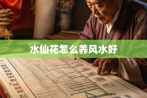 水仙花怎么养风水好