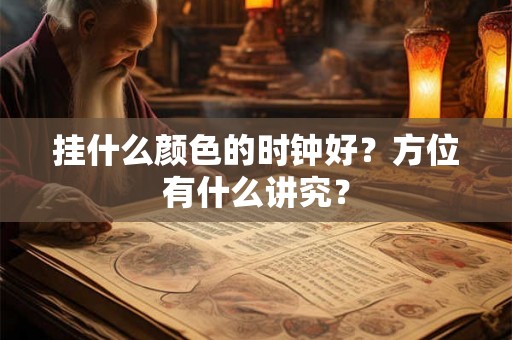 挂什么颜色的时钟好？方位有什么讲究？