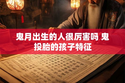 鬼月出生的人很厉害吗 鬼投胎的孩子特征