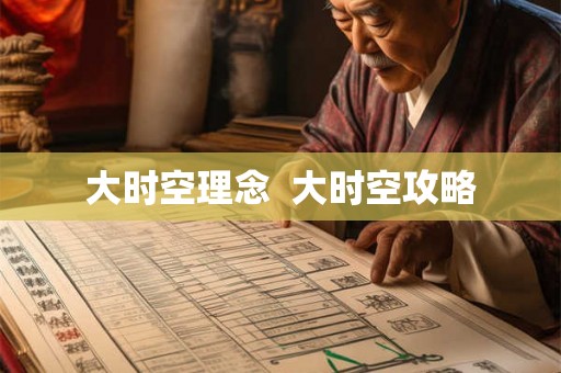 大时空理念  大时空攻略