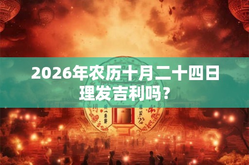 2026年农历十月二十四日理发吉利吗？