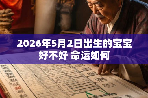 2026年5月2日出生的宝宝好不好 命运如何