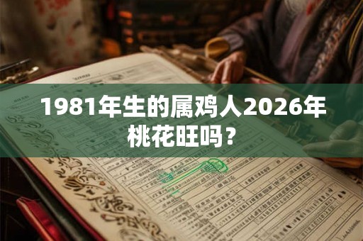 1981年生的属鸡人2026年桃花旺吗？