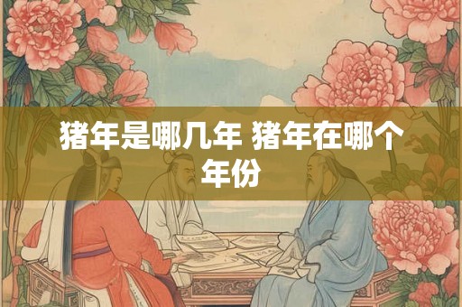 猪年是哪几年 猪年在哪个年份 猪年是哪几年 猪年在哪个年份