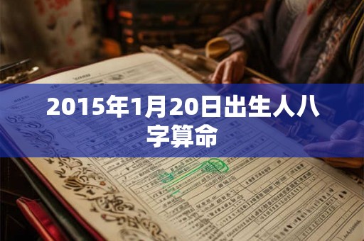 2015年1月20日出生人八字算命 2015年1月20日出生人八字算命