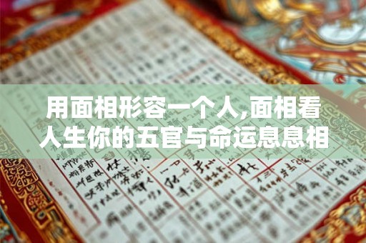 用面相形容一个人,面相看人生你的五官与命运息息相关！