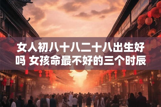 女人初八十八二十八出生好吗 女孩命最不好的三个时辰