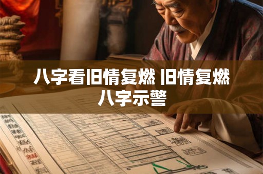 八字看旧情复燃 旧情复燃八字示警