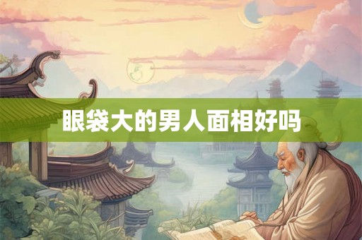 眼袋大的男人面相好吗