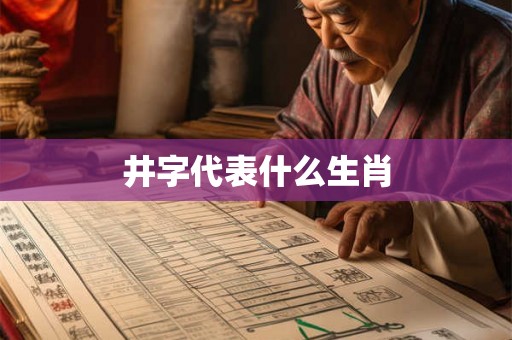 井字代表什么生肖