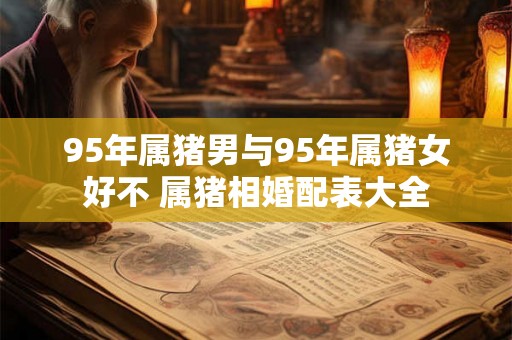 95年属猪男与95年属猪女好不 属猪相婚配表大全