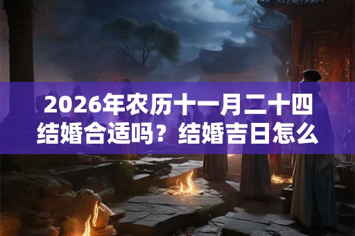 2026年农历十一月二十四结婚合适吗？结婚吉日怎么看？