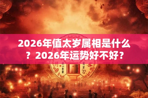 2026年值太岁属相是什么?2026年运势好不好? 2026年值太岁属相是什么?2026年运势好不好?
