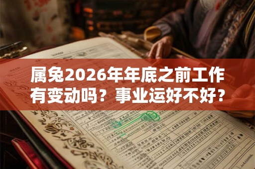 属兔2026年年底之前工作有变动吗？事业运好不好？