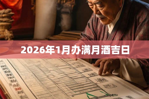 2026年1月办满月酒吉日