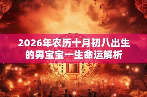 2026年农历十月初八出生的男宝宝一生命运解析