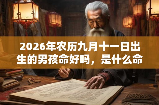 2026年农历九月十一日出生的男孩命好吗，是什么命？