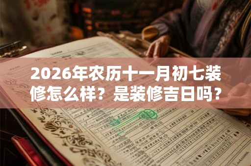 2026年农历十一月初七装修怎么样?是装修吉日吗? 2026年农历十一月初七装修怎么样?是装修吉日吗?