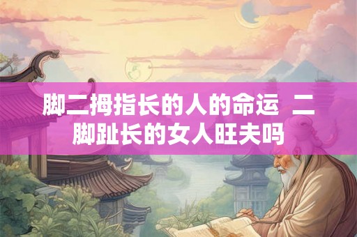 脚二拇指长的人的命运  二脚趾长的女人旺夫吗