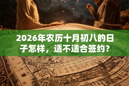 2026年农历十月初八的日子怎样，适不适合签约？