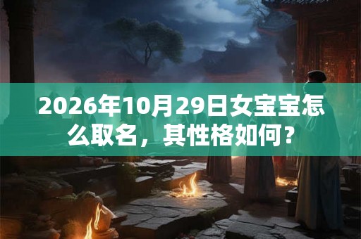 2026年10月29日女宝宝怎么取名，其性格如何？