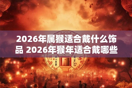 2026年属猴适合戴什么饰品 2026年猴年适合戴哪些饰品 2026年属猴适合戴什么饰品 2026年猴年适合戴哪些饰品