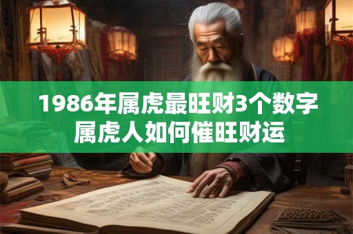 1986年属虎最旺财3个数字 属虎人如何催旺财运