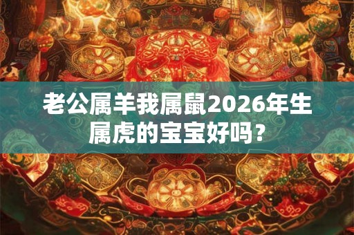 老公属羊我属鼠2026年生属虎的宝宝好吗？