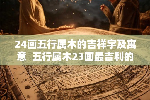24画五行属木的吉祥字及寓意  五行属木23画最吉利的字