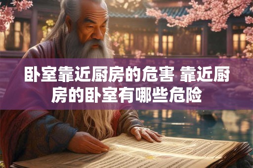 卧室靠近厨房的危害 靠近厨房的卧室有哪些危险