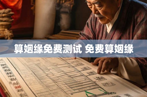 算姻缘免费测试 免费算姻缘