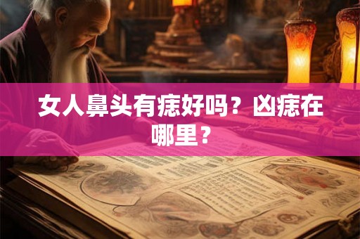 女人鼻头有痣好吗?凶痣在哪里? 女人鼻头有痣好吗?凶痣在哪里?