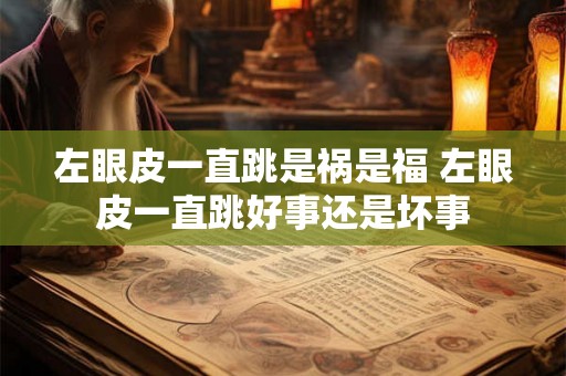 左眼皮一直跳是祸是福 左眼皮一直跳好事还是坏事