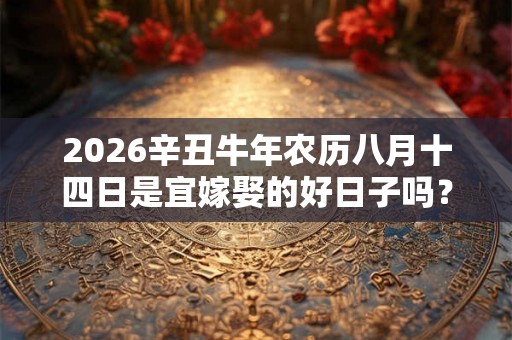 2026辛丑牛年农历八月十四日是宜嫁娶的好日子吗？