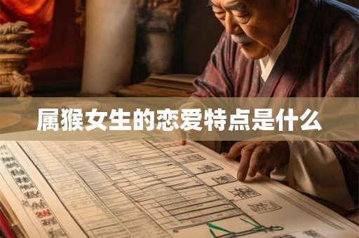 属猴女生的恋爱特点是什么