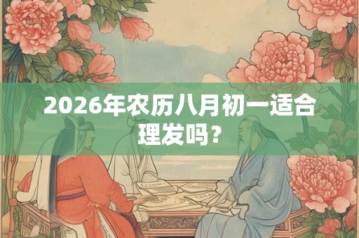 2026年农历八月初一适合理发吗？
