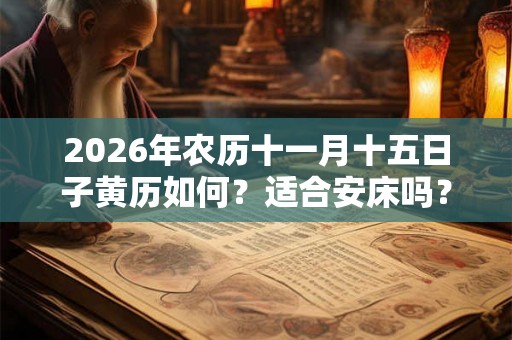 2026年农历十一月十五日子黄历如何？适合安床吗？