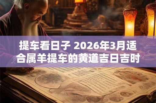 提车看日子 2026年3月适合属羊提车的黄道吉日吉时 提车看日子 2026年3月适合属羊提车的黄道吉日吉时