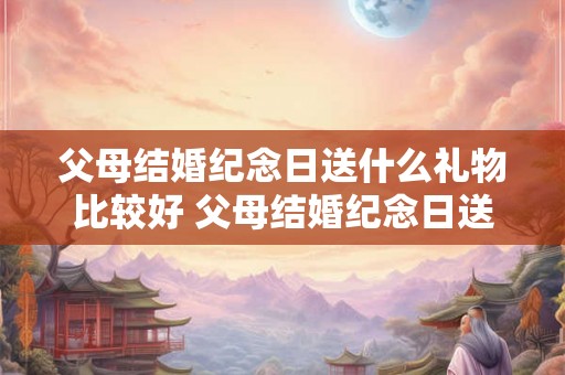 父母结婚纪念日送什么礼物比较好 父母结婚纪念日送什么礼物好